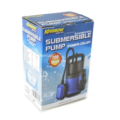 Gambar Krisbow Pompa Submersible 200 Watt Automatic Switch