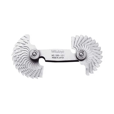 Jual Mitutoyo Set 30 Pcs Alat Ukur Thread Pitch Gages 4-42Tpi 188-101 ...