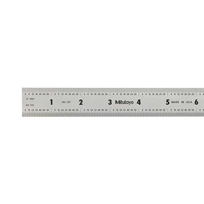 Gambar Mitutoyo Penggaris Besi 24 Inch/600 mm 182-165