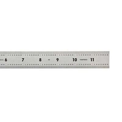 Gambar Mitutoyo Penggaris Besi 24 Inch/600 mm 182-165