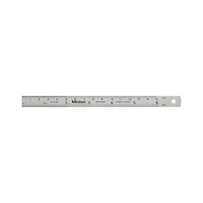 Gambar Mitutoyo Penggaris Besi Semi Fleksibel 6 Inch/150 mm 182-302