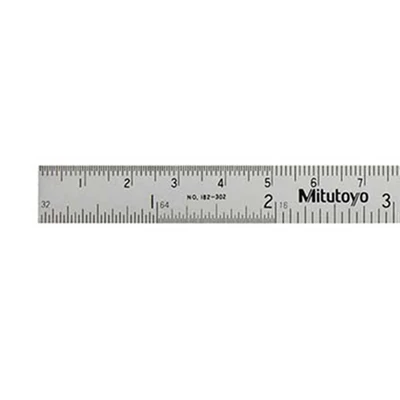 Gambar Mitutoyo Penggaris Besi Semi Fleksibel 6 Inch/150 mm 182-302