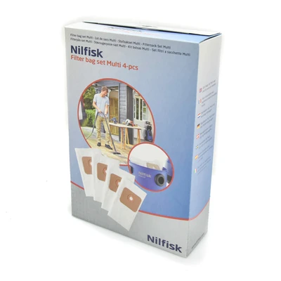 Gambar Nilfisk Kantong Vacuum Cleaner Set 4 pcs MULTI 20 107402336