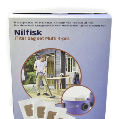 Gambar Nilfisk Kantong Vacuum Cleaner Set 4 pcs MULTI 20 107402336