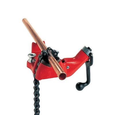 Gambar Ridgid Ragum Pipa Rantai Meja 1/2-8 Inch 40215 - Merah