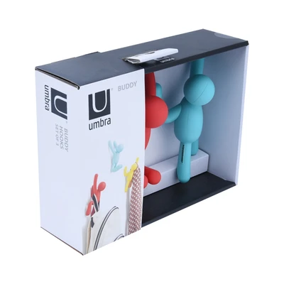 Gambar Umbra Set 3 Pcs Gantungan Pakaian Dinding Buddy - Assorted