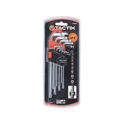 Gambar Tactix Set Kunci L Torx T10-T50 9 Pcs