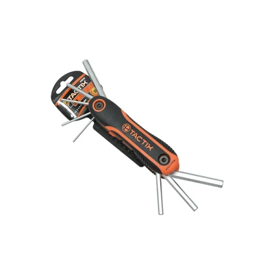 Gambar Tactix Set Kunci Hex Lipat 2-8 mm 8 Pcs