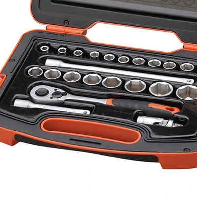 Gambar Tactix Set Kunci Sok SQ1/2 Inch 8-14 mm 23 Pcs