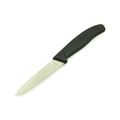 Gambar Victorinox Pisau Paring Gerigi 8 cm - Hitam