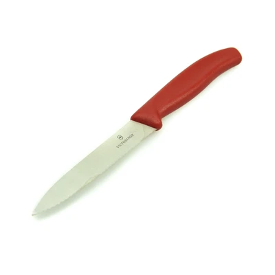Gambar Victorinox Pisau Paring Gerigi 10 cm - Merah