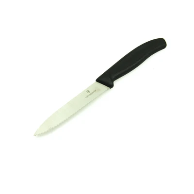 Gambar Victorinox Pisau Paring Gerigi 10 cm - Hitam
