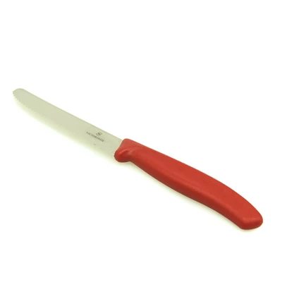 Gambar Victorinox Pisau Tomat & Sosis 11 cm - Merah