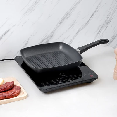 Gambar Scanpan Classic Wajan Panggang Aluminium 27 cm - Hitam