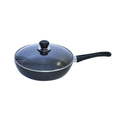 Gambar Scanpan Classic Wajan Tumis Dengan Tutup Aluminium 24 cm - Hitam