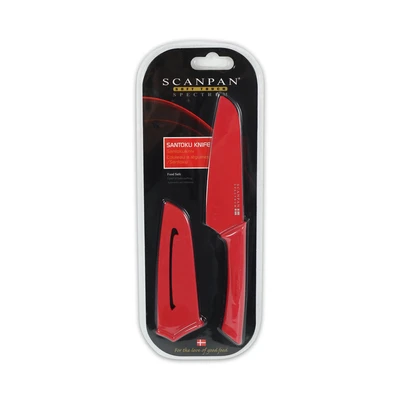Gambar Scanpan Spectrum Pisau Santoku 14 cm - Merah