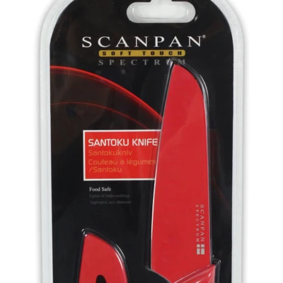 Gambar Scanpan Spectrum Pisau Santoku 14 cm - Merah