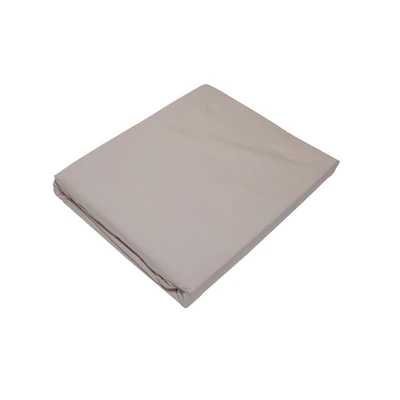 Gambar Linotela 200x200 cm Seprai Super King Katun Fitted - Cokelat Muda