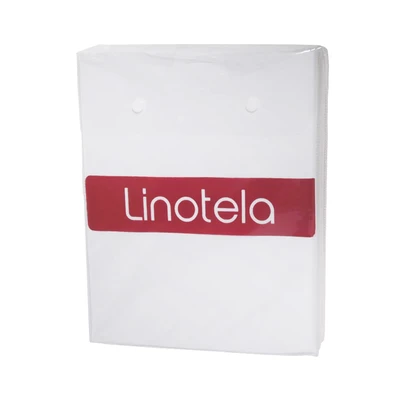 Gambar Linotela 200x200 cm Seprai Super King Katun Fitted - Putih