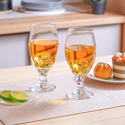 Gambar Libbey Poco Grande Gelas Bir Kaca 436 ml Set 6 Pcs Transparan