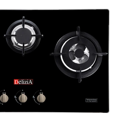 Gambar Delizia Kompor Tanam 90 cm Dhh-93As11Ghbk - Hitam