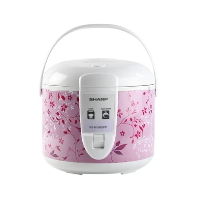 Gambar Sharp 1.8 Ltr Rice Cooker Ks-r18ms-pk - Pink