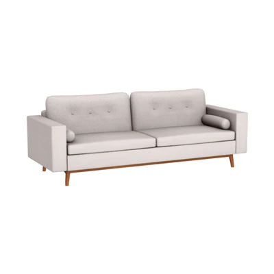 Gambar Nordia Kenora Sofa Fabric 3 Seater - Cokelat Sand