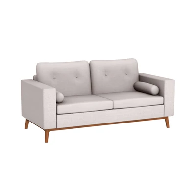 Gambar Nordia Kenora Sofa Fabric 2 Seater - Cokelat Sand