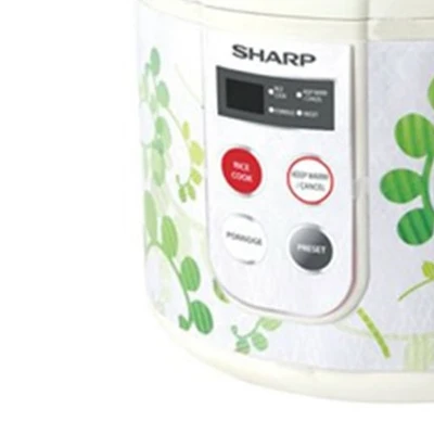 Gambar Sharp 1.8 Ltr Rice Cooker Ks-t18tl - Hijaupengubah : 1.8 Ltr