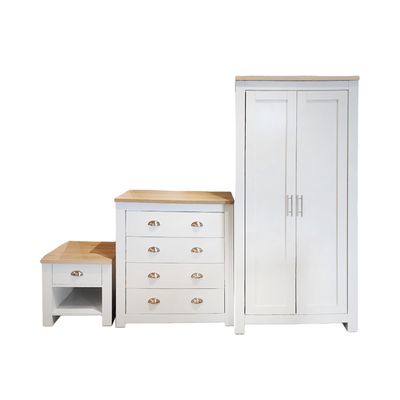 MILES2 NIGHTSTAND+DRWR+WARDROBE SET (S/3)