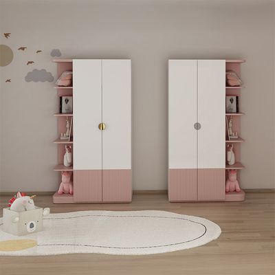 BIANCA 2 DOORS WARDROBE PINK (U/2)