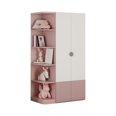 BIANCA 2 DOORS WARDROBE PINK (U/2)