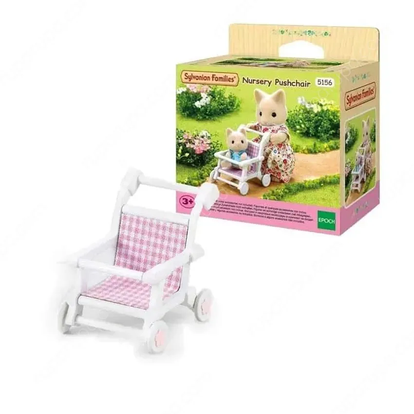 Sylvanian Families Kinderzimmer Kinderwagen – Bunt, Für Puppenhaus
