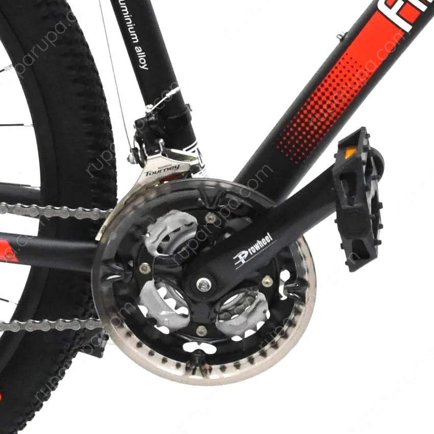 Jual Fingard Sepeda Mtb Xc 100 D Hitam Merah Terbaru Ruparupa