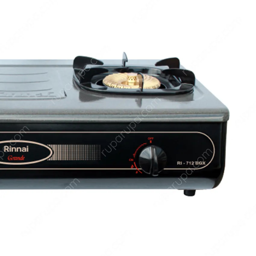Jual Rinnai Kompor Gas Tungku Ri 712 Bgx Hitam Terbaru Ruparupa - Main Image