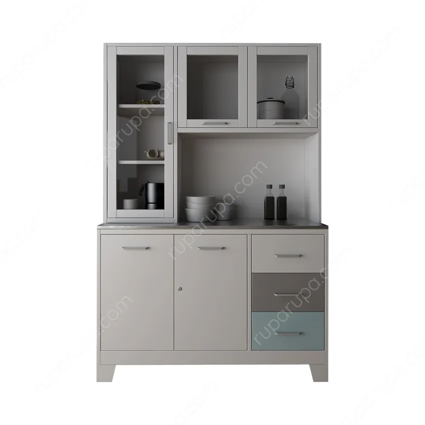 Informa Sky Kabinet Dapur Metal - Putih
