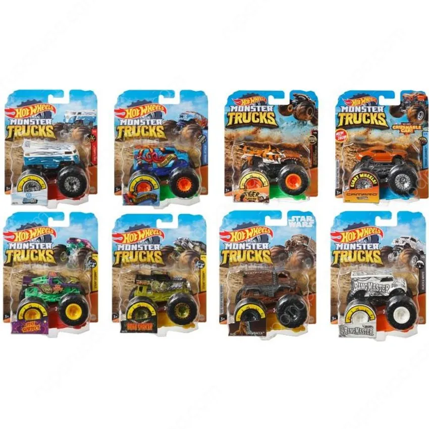Hot Wheels 1:64 Diecast Monster Trucks Random