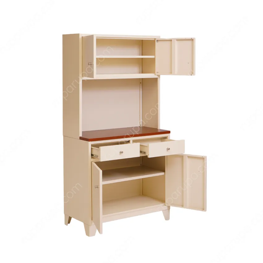 Selma Hector Kabinet Dapur Metal - Walnut