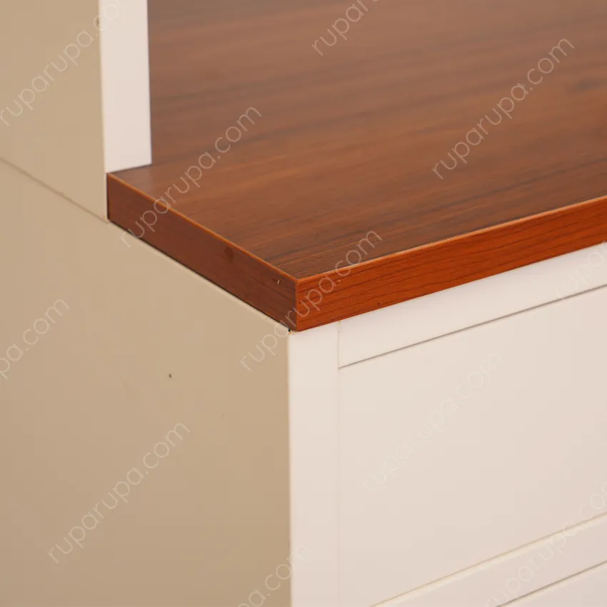 Selma Hector Kabinet Dapur Metal - Walnut