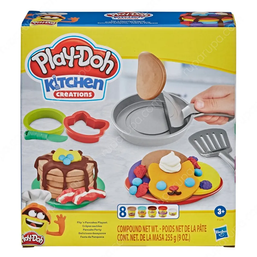 Play Doh Set Kitchen Creations Pancakes F1279 - Main Image