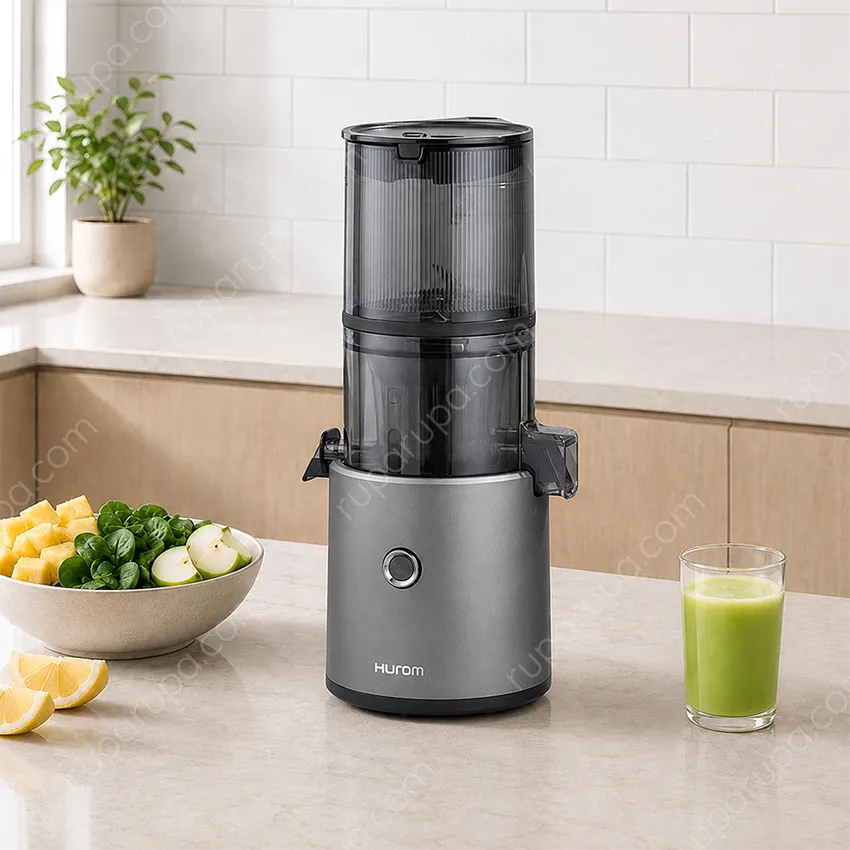 Jual Hurom Slow Juicer H-300E - Abu-Abu Titanium Terbaru | Ruparupa