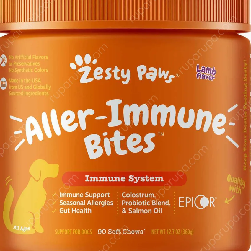 Jual Zesty Paws 360 Gr Vitamin Anjing Aller Immune Bites Lamb