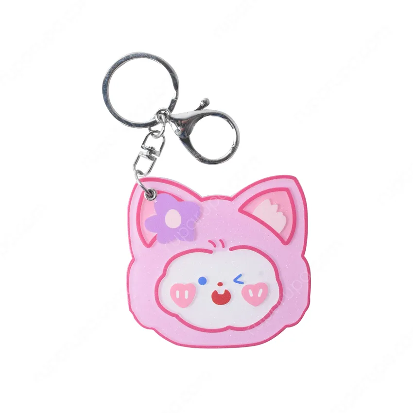 Jual Ataru Gantungan Kunci Dengan Cermin Cat Pink Terbaru Ruparupa
