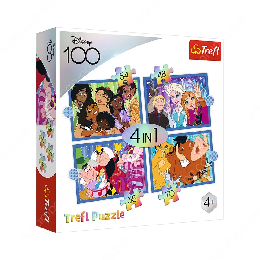Jual Trefl Puzzle 4 In 1 Disney World 34618 Terbaru | Ruparupa