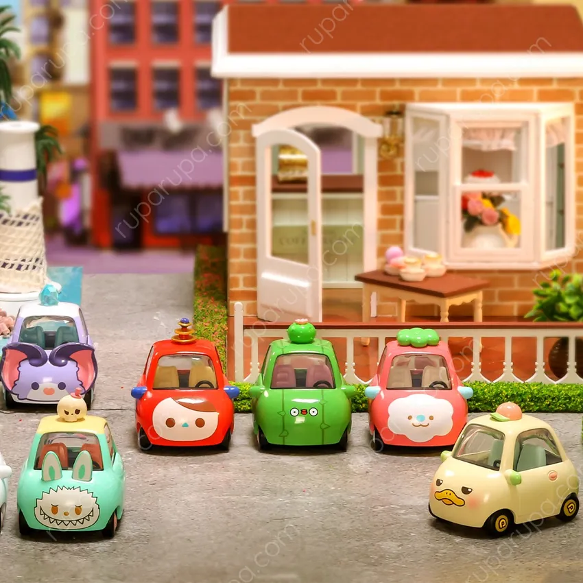 その他 POPMART POPCAR Cute Private Car LABUBU POP MART POPCAR Cute Private Car Blind Box Series - The Toy