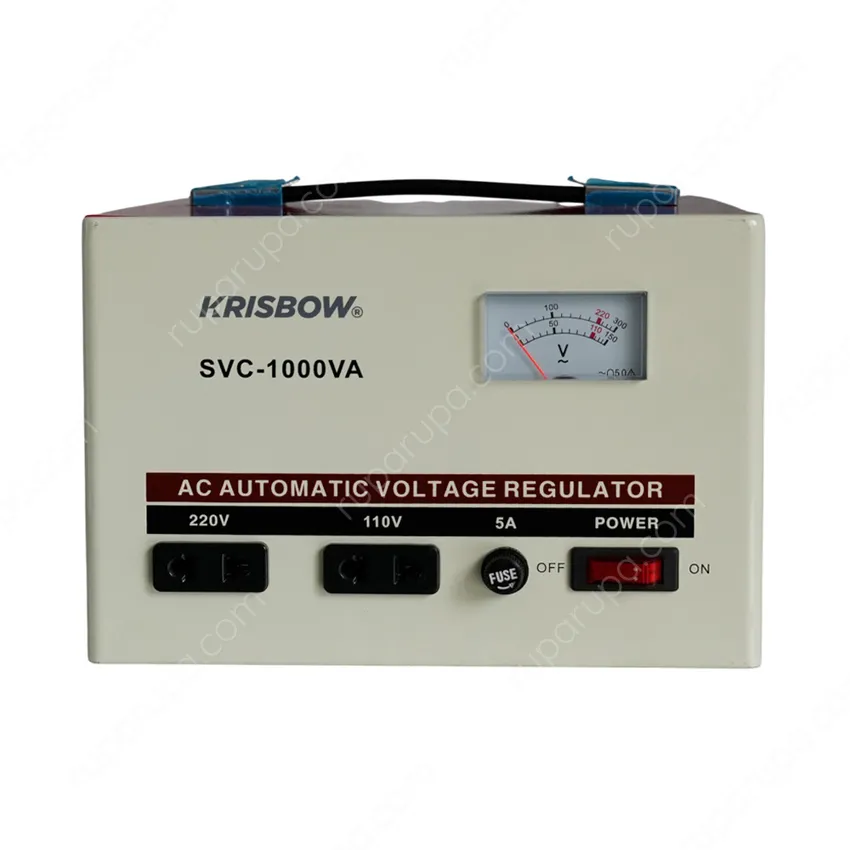 Krisbow SVC-2000VA 自動電圧調整器 Jual KRISBOW Stabilizer Analog 2