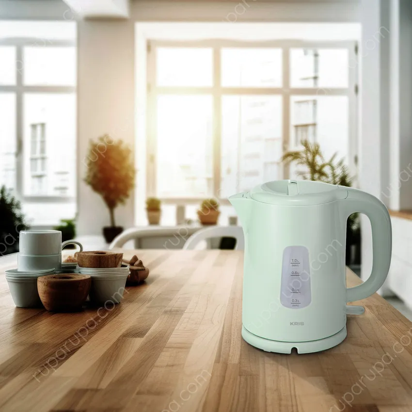 Jual Kris Ltr Teko Listrik Plastik Hijau Terbaru Ruparupa