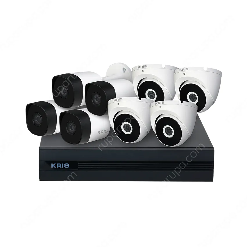 Jual Kris Kamera CCTV CVI Cooper 2mp Dengan DVR & HDD 2TB Set 8