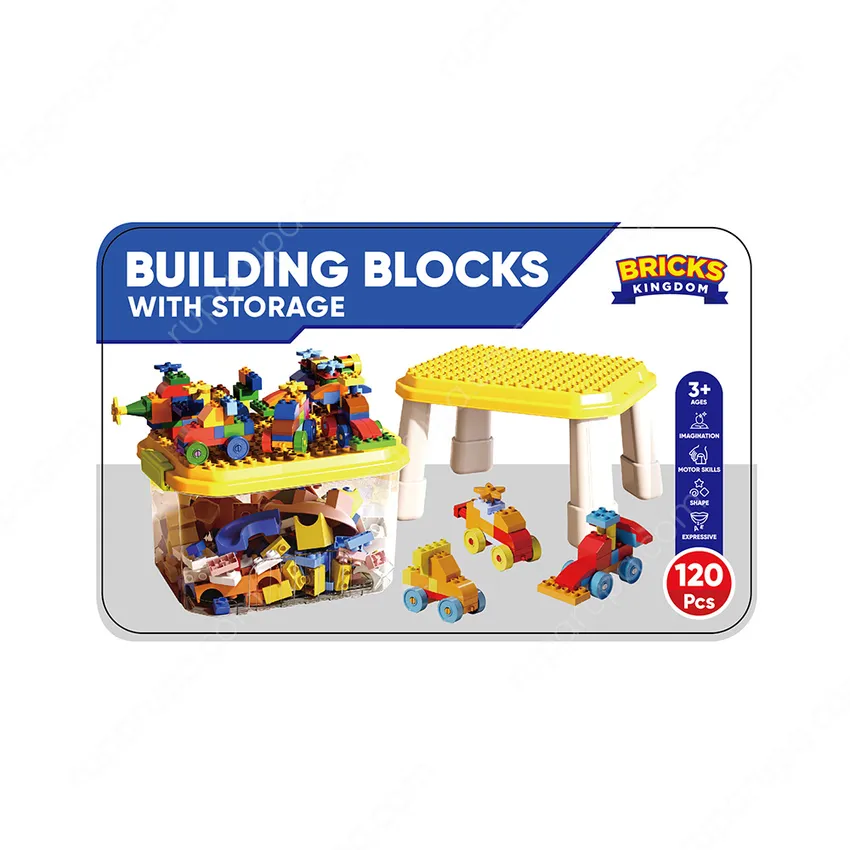 Jual Bricks Kingdom Set 120 Pcs Building Blocks Kotak Penyimpanan