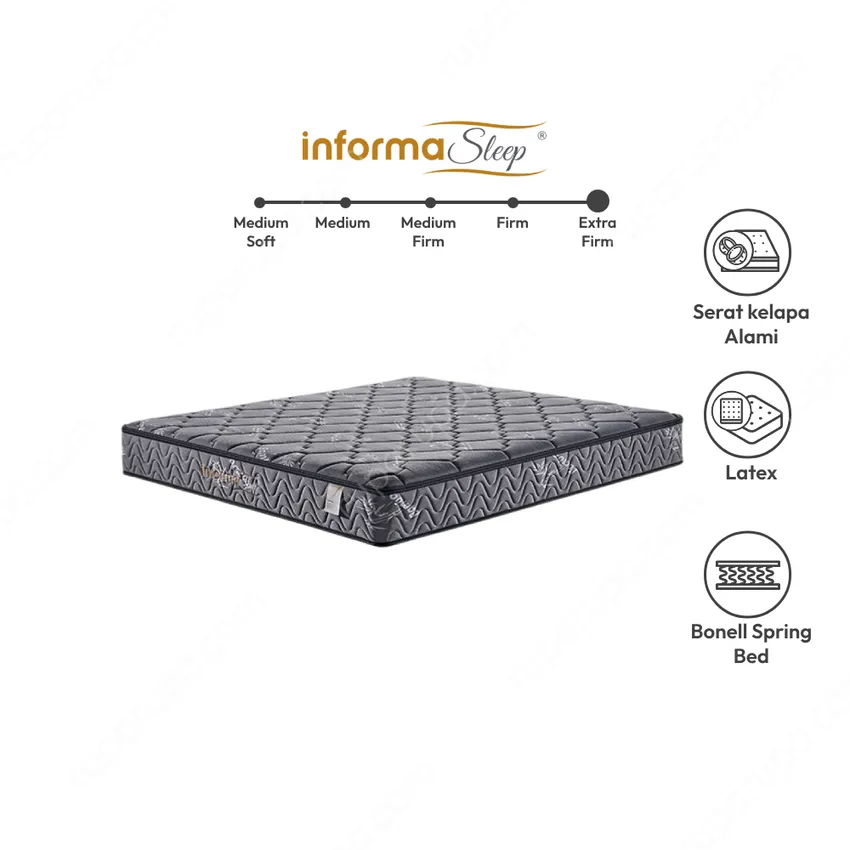 Informa Sleep 180x200x20 Cm Eco Coco Fiber Kasur Latex Bonell Springbed
